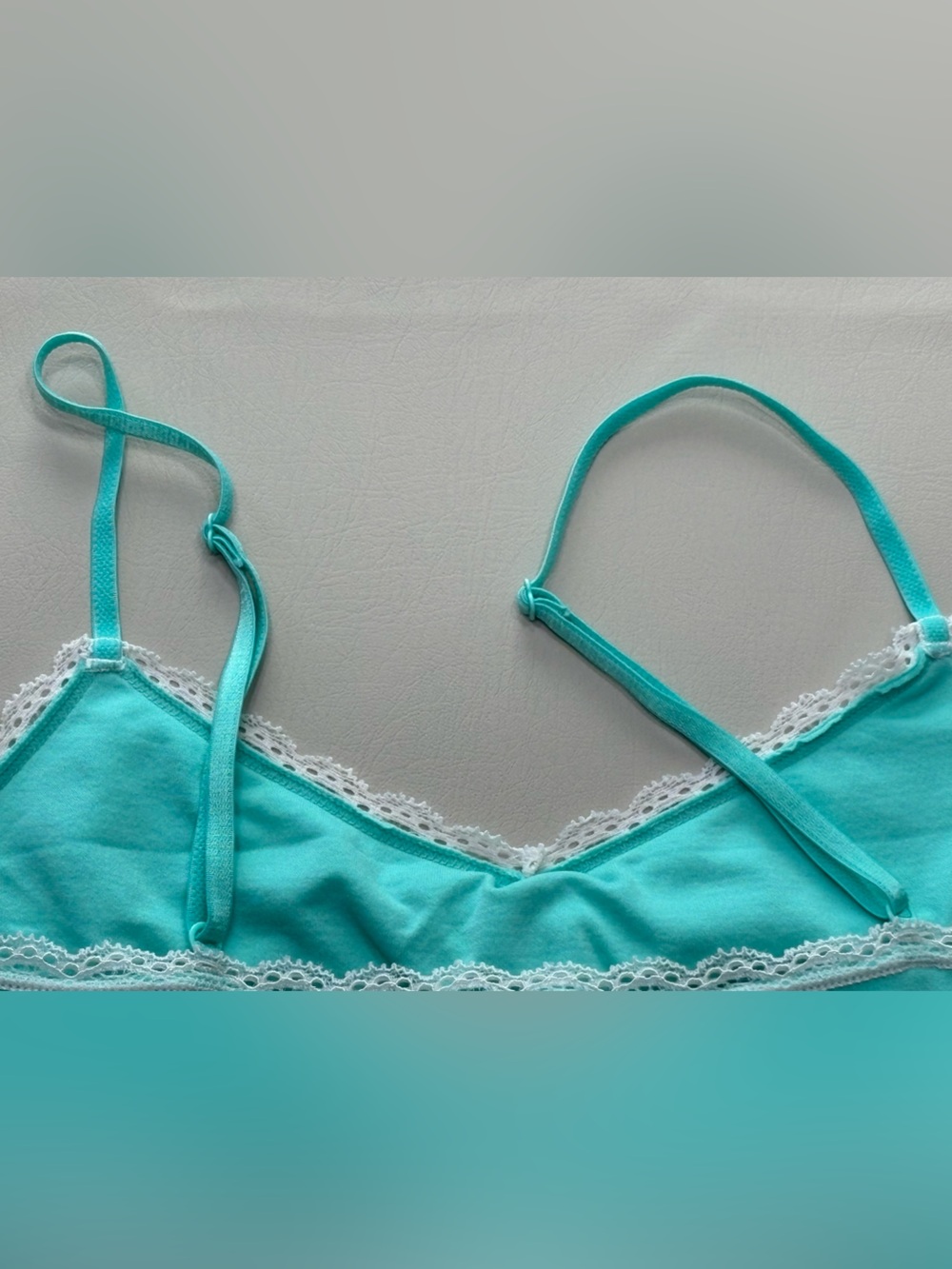 Victoria's Secret Mint Lace-Trim Cami - Picture 4 of 13